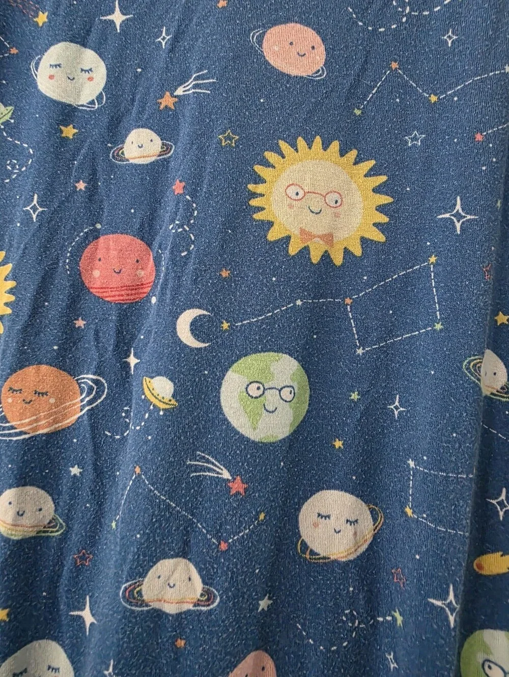 Little Sleepies Bamboo Zippy - Discontinued OG Space Solar System Planets